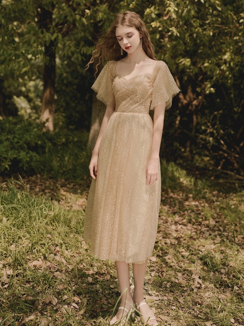 Peach Glow Party Dress – Dalbina Dinner Drop
