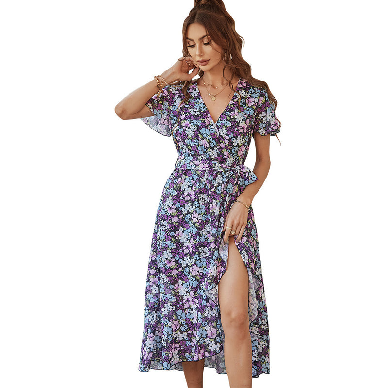 EuroFlair Print Dress