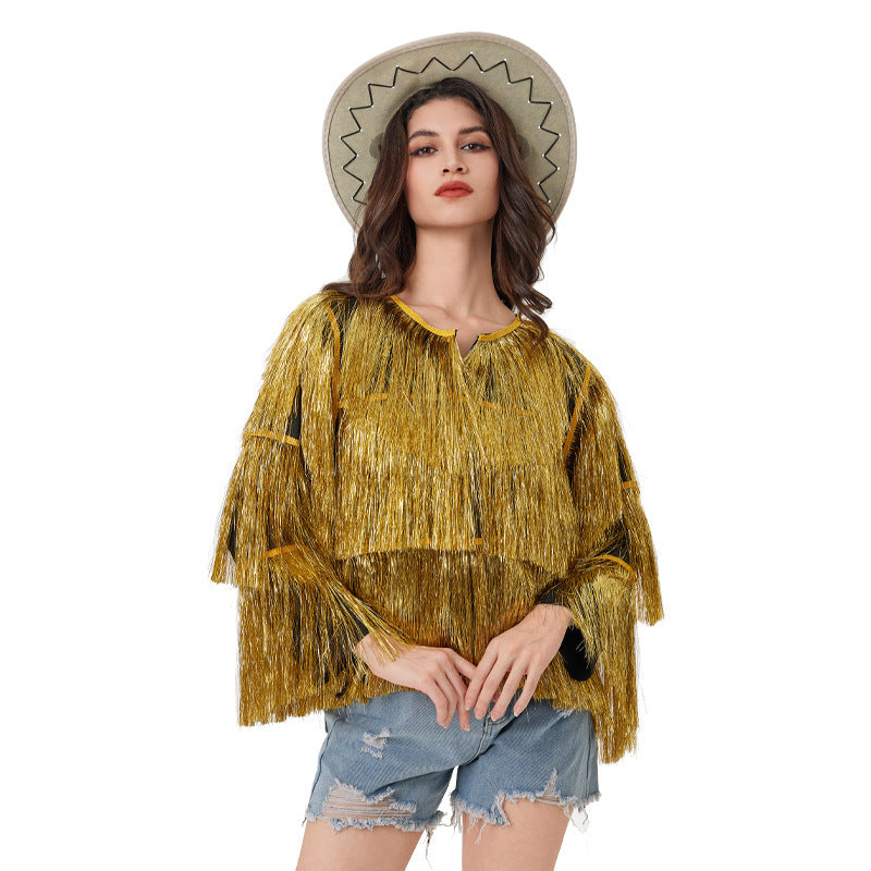 Tassel Long Sleeve Springsummer Cardigan Jacket