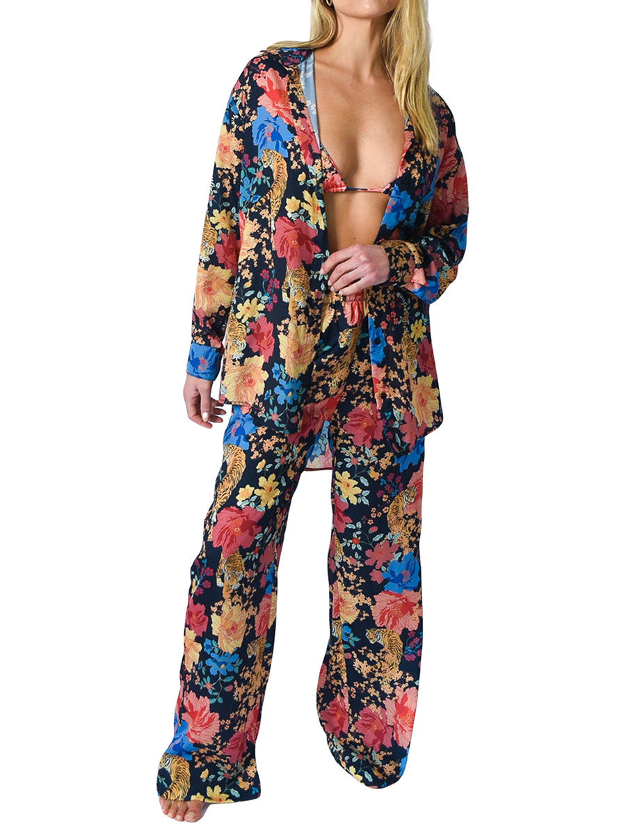 ChicEase Printed Suit – Relaxed & Refined