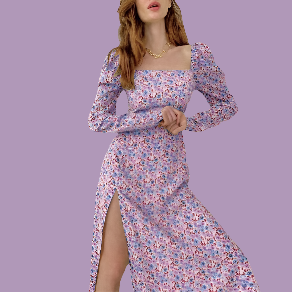Boho Slit Maxi Dress – Youth Edit