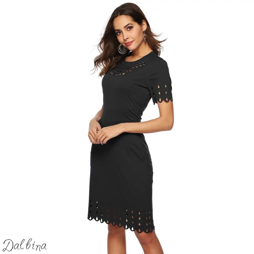 Bodyline Hollow Skirt – After Dark Drop Bodycon Dress