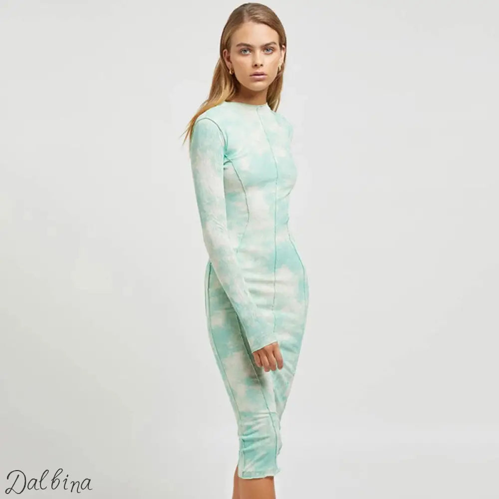 Bold Lines Maxi Dress – Long Sleeve Chic Long Sleeve Dress