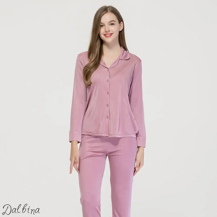 Dalbina Essentials – Luxe Knit Silk Set Cameo Red / 2XL Luxe Lounge Set