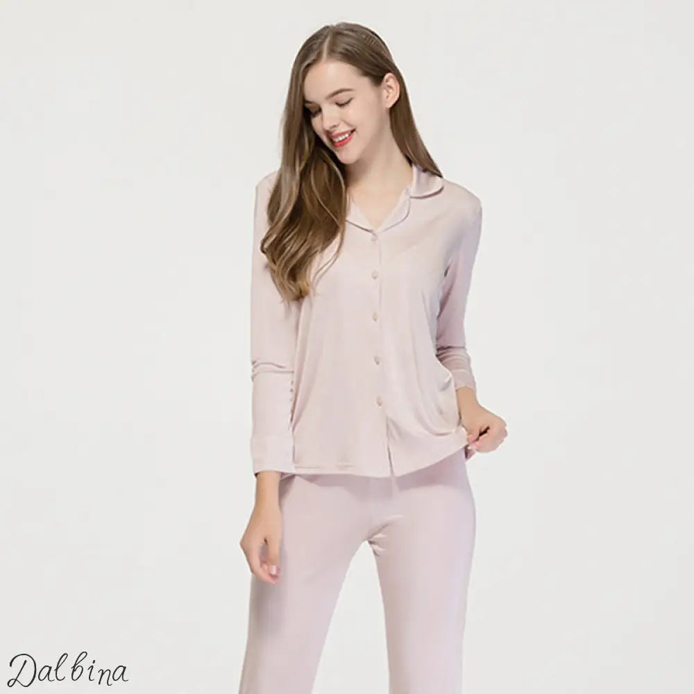 Dalbina Essentials – Luxe Knit Silk Set Skin Color / 2XL Luxe Lounge Set