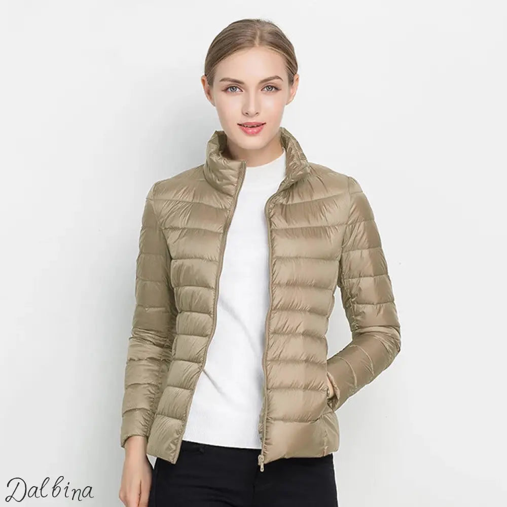 Ladies’ winter down jacket Champagne / L