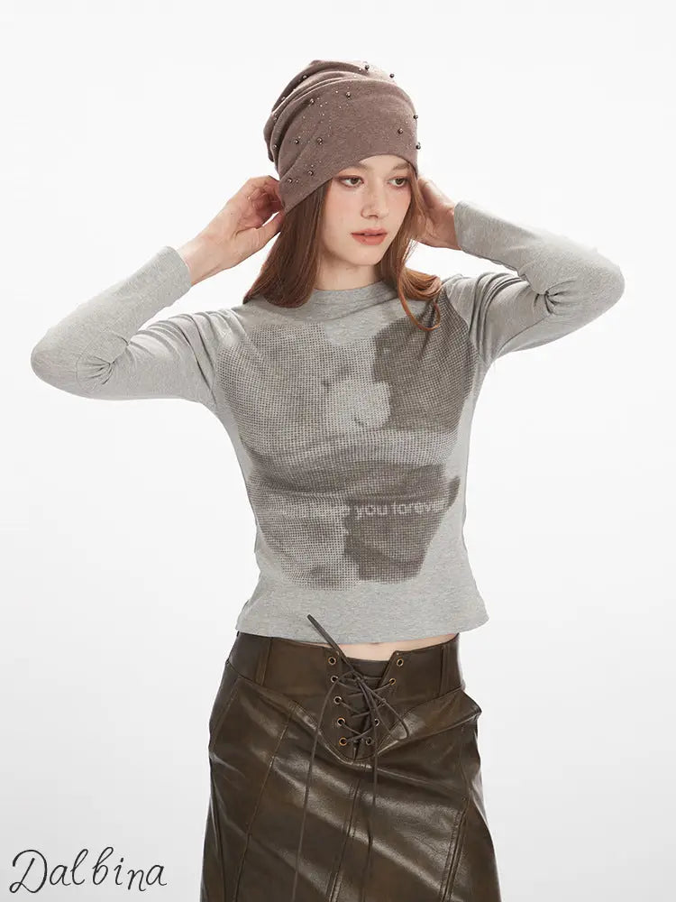 Little Bear American Retro Shoulder Sleeve Design