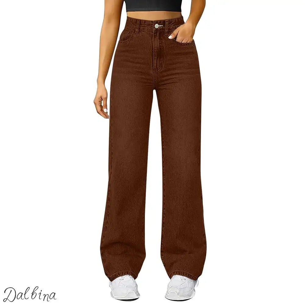 womens jeans Brown / 2XL