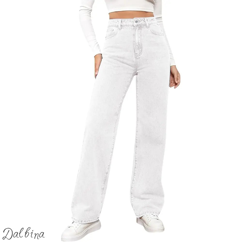 womens jeans White / M